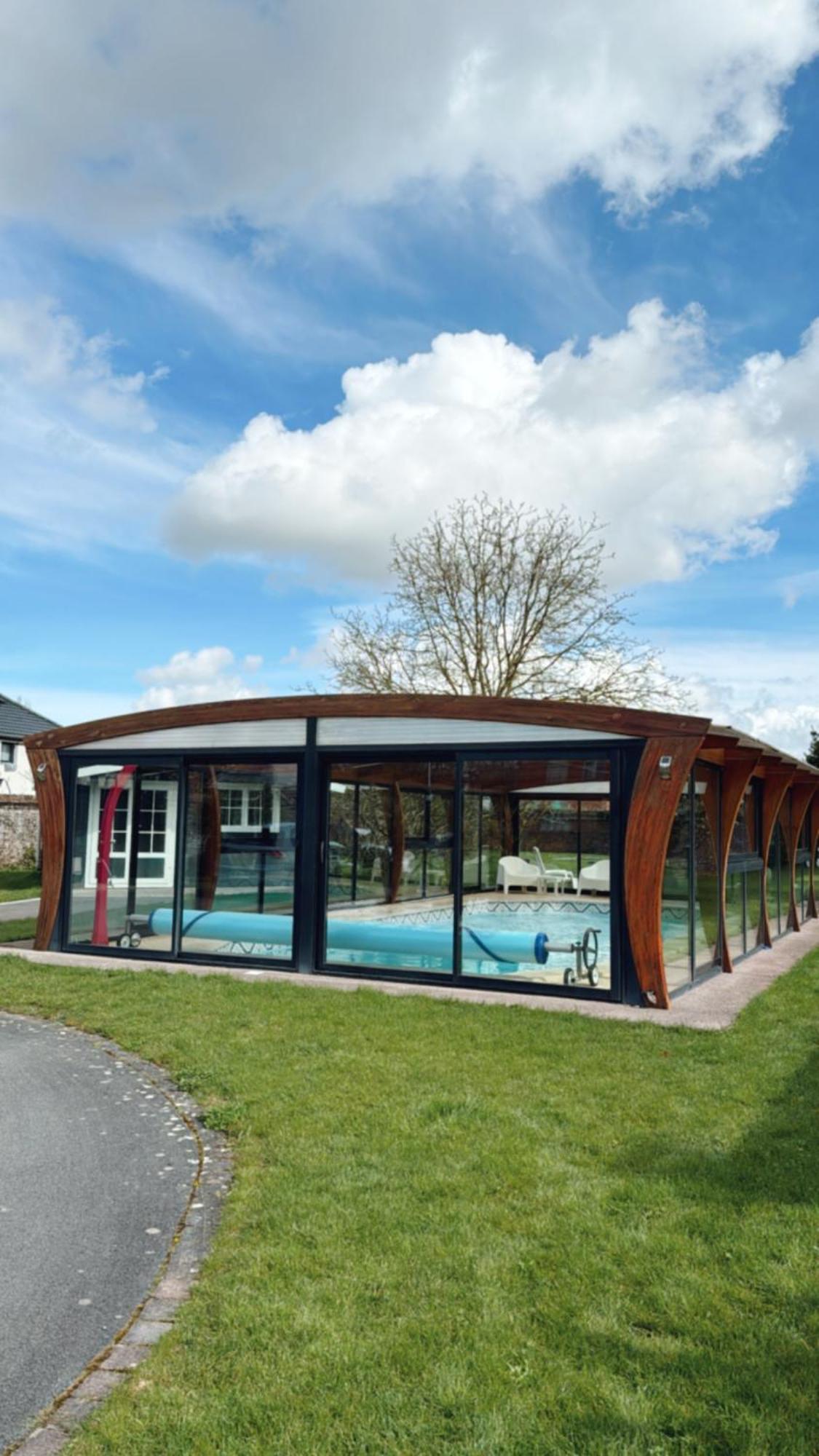Gite Avec Piscine Lestrem Экстерьер фото